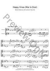 Happy Christmas (War Is Over) piano sheet music cover